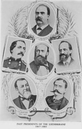 Past Presidents of the New York Liederkranz, 18671883, William Steinway (top). From History of the Liederkranz of the City of New York, 1947. The Liederkranz of the City of New York 1847-1947 and of the Arion, New York.